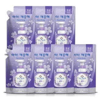 아이깨끗해 핸드솝 블루밍퍼플 200ml 리필 x 7개