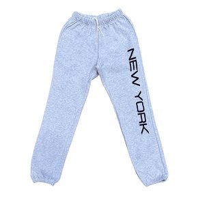 NEW YORK SWEATPANTS (MELANGE WHITE)