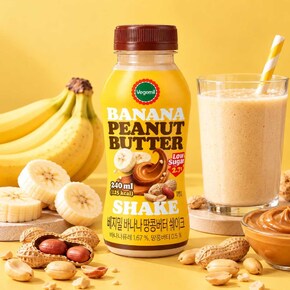 베지밀 바나나 땅콩버터 쉐이크 240ml 12입