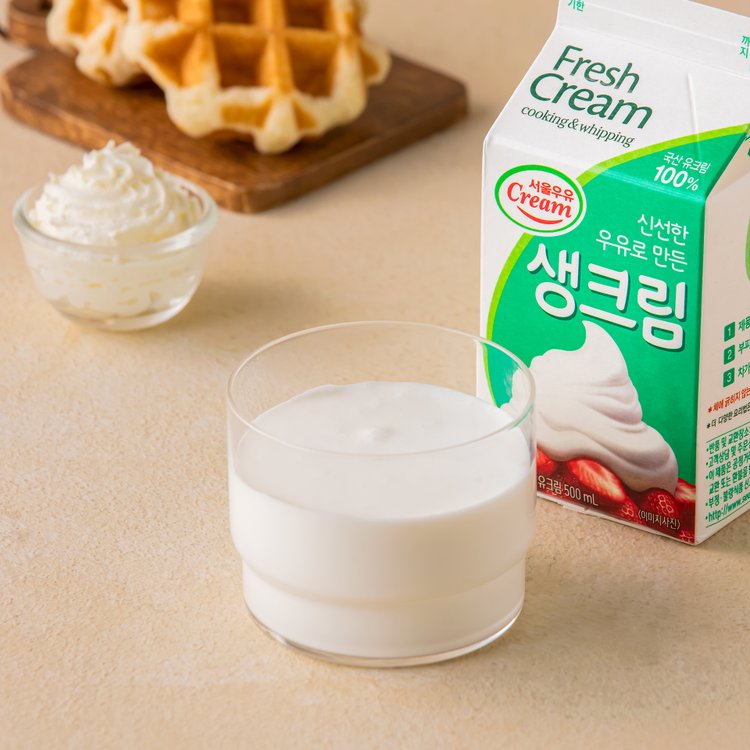 서울우유] 생크림 500Ml, 믿고 사는 즐거움 Ssg.Com