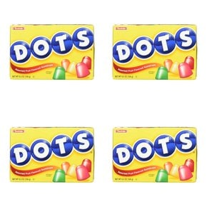 투씨 닷츠 과일맛 검 드롭스 젤리 Tootsie Dots Gumdrops 184g 4개