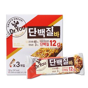 너만아는과자점 오리온 닥터유 단백질바(50g) 3p x 1개