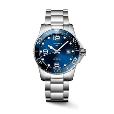 론진 하이드로 콘퀘스트 세라믹 블루 다이얼 41MM L3.781.4.96.6