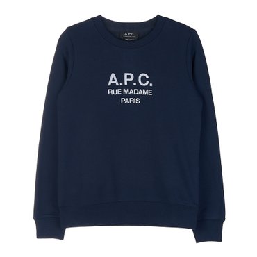 아페쎄 [APC] COEZD F27561 IAJ 여성 티나 로고 맨투맨