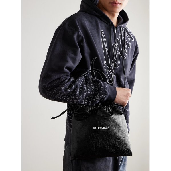 크랙드 가죽 쇼퍼 파우치 46376663163024631