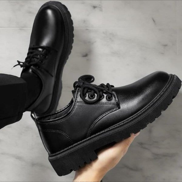 [옷자락] 남성 클래식 사무실 무광 로퍼 미끄럼 방지 구두