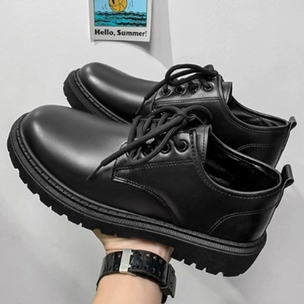 [옷자락] 남성 클래식 사무실 무광 로퍼 미끄럼 방지 구두