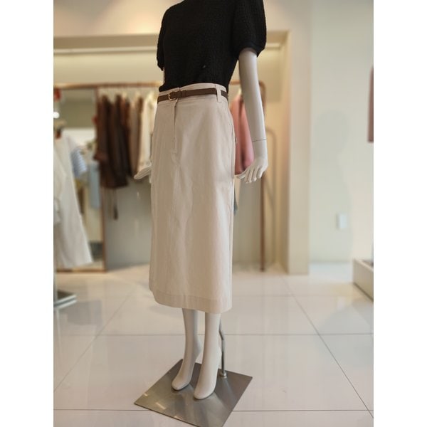 [여주점] 씨씨콜렉트 H라인벨티드코튼스커트 E262msd132