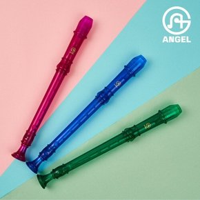 악기 엔젤 투명 리코더 저먼식 ASRG-300T