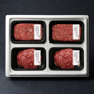 박참봉푸줏간 한우 떡갈비/언양불고기 혼합선물세트 5호 1.62kg (떡갈비360g x 2팩 / 언양불고기450g x 2팩)