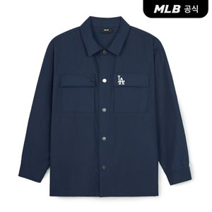 MLB [코리아공식] 클래식 모노그램 빅럭스 셔츠 LA (Navy)