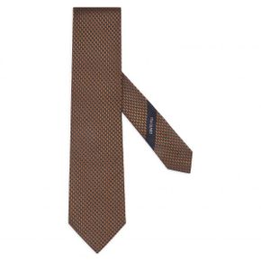 4551911 ZEGNA TIES Cento Fili Dot Jacquard Silk Tie