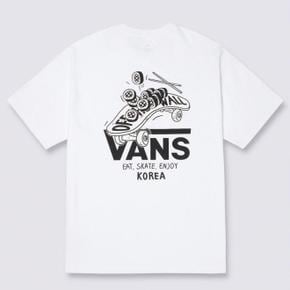 VANS 반스 스피드 김밥 반팔 티셔츠 VN000NWAWHT1SG