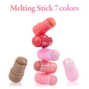 [빵 퍼프 증정] 3초완성 애착블러 멜팅 스틱 7종 블러셔/쉐딩 7.5g 글리터 9.5g