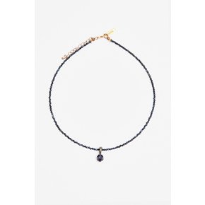 2mm Sapphire Necklace - 사파이어
