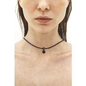 2mm Sapphire Necklace - 사파이어