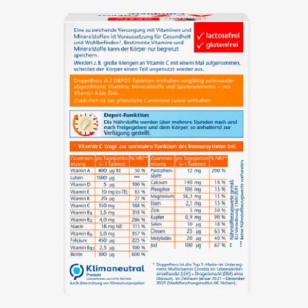 [해외직배송] 도펠헤르츠 멀티비타민 40정