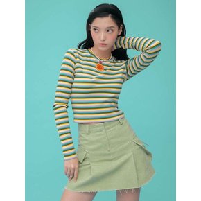 lotsyou_LOTS YOU La Chu Stripe Tee Yellow