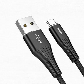 VIPFAN A1 USB To C타입 충전기기 갤럭시 휴대폰 버즈Pro 3A 고속충전 케이블 1.2m