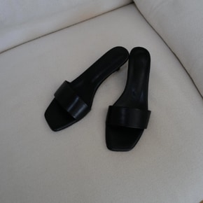 소가죽 플레인 뮬 Cow Leather Plain Mule