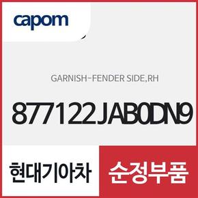 펜더 사이드 가니쉬,우측(조수석쪽) (877122JAB0DN9) 모하비