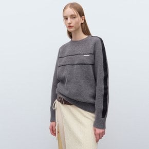 Alpaca Colored Knit in C/Grey VK4WP157-14