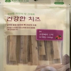 내추럴랩 건강한치즈크랜베리 반려견사료스틱 12P100g (WA6AEC4)