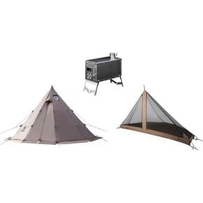 미국 원티그리스 텐트 OneTigris Rock Fortress Hot Tent Half Dome Mesh Inner Tent and Tiger