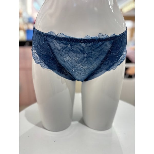 [여주점] 플로럴 홑겹 헴라인 노라인 세트 팬티 [VPT1790H] BG