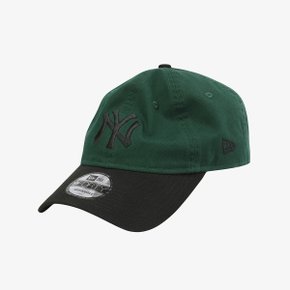 MLB 뉴욕 양키스 베이직 톤 언스트럭쳐 볼캡 다크 그린 15216768