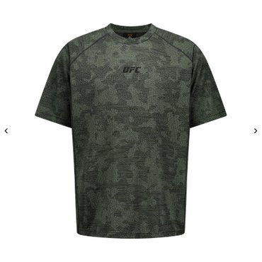 UFC SPORT 카모플라쥬 릴렉스핏 반팔 티셔츠 카키 U4SSV2308KH