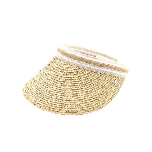 헬렌카민스키 비앙카 바이저햇 HAT50265 NATURAL/NOUGAT STRIPE