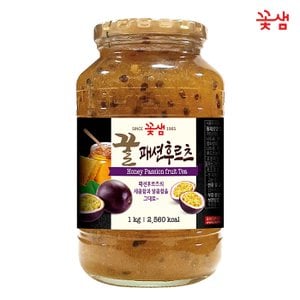  꽃샘 꿀 패션후르츠차 1KG ( 과일청 에이드)