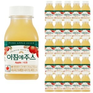  서울우유 아침에 주스 사과 210ml x30개