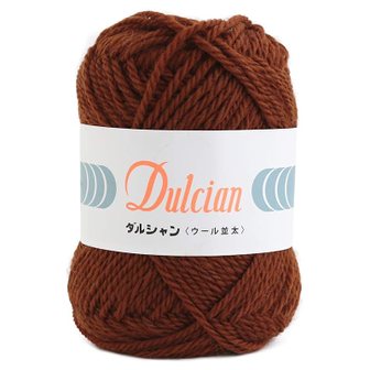  DARUMA 다르샨 울 병타 털실 Col.103 브라운 계 40g 약 75m 5800