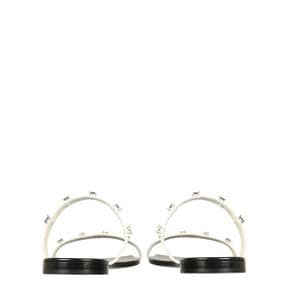 SS21 Giuseppe Zanotti Sandals LOW SANDALS WITH STONES SILVER E100072_002