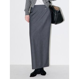 문트 세미 로우웨이스트 맥시 스커트