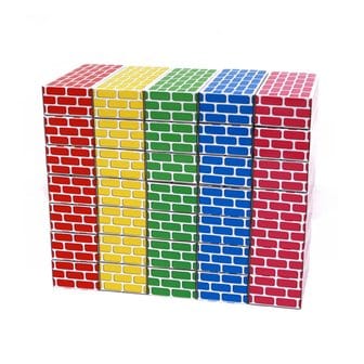 쿠쿠토이즈 에듀플레이 종이벽돌블록 대형 35PCS