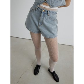 VINTAGE DENIM SHORTS_LIGHT BLUE