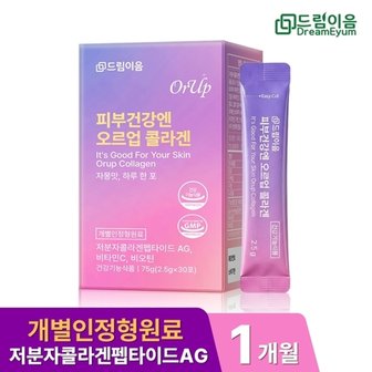  드림이음 피부건강엔 오르업 콜라겐 개별인정형 원료 저분자 콜...