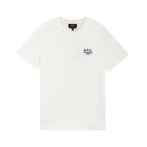 여성 로고 화이트 반팔티 COHBU M26388 TAE