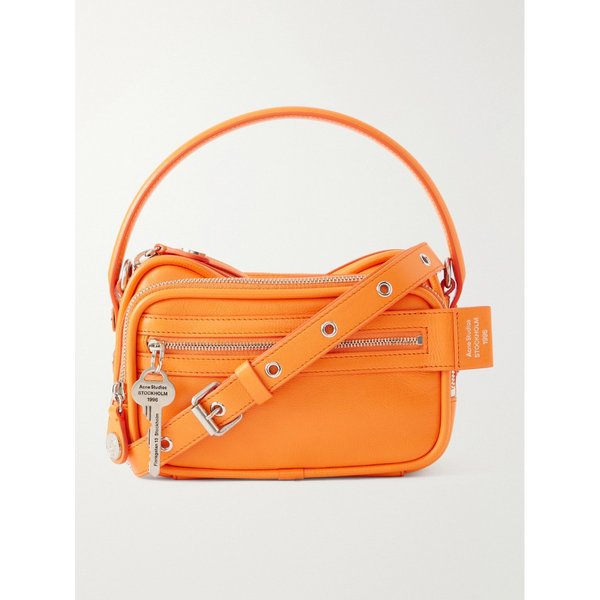 카메로 장식 텍스처 가죽 메신저백 46376663162970006