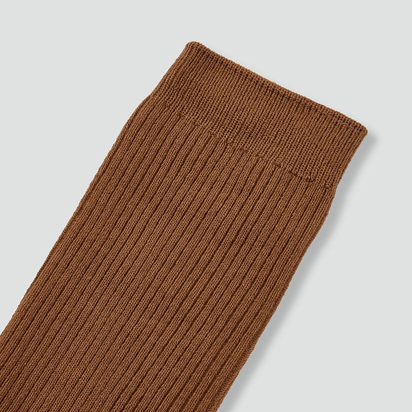 여 코튼 립 장목 양말 1족 J145903202076