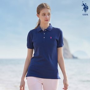 [U.S. POLO ASSN.] 여성 SUMMER PQ 티셔츠_NAVY