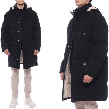 브루넬로쿠치넬리 24FW 남성 울 플란넬 다운 롱패딩 (MM4631827 CQD26 24F)