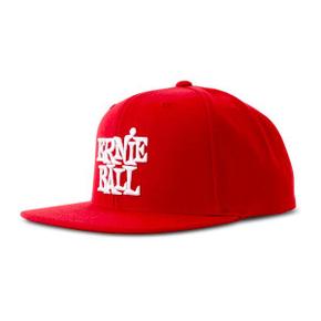 ERNIE BALL 어니 볼 Red with White Stacked Logo Hat