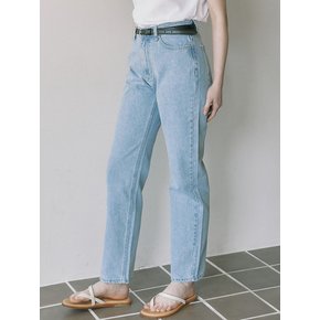 Harper Straight Denim Pants - Blue