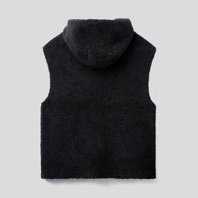 Reversible hooded vest_21KXDJ002BK