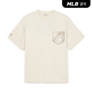 MLB [코리아공식] 빈티지 모노그램 반팔 티셔츠 BOS (Mg.Cream)