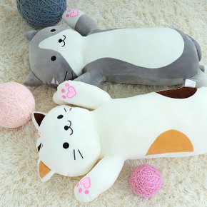 냥냥이 찹쌀떡 베개 바디필로우 인형 고양이 바디필로우 모찌 바디